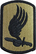 173rd Airborne Brigade Combat Team OCP Scorpion Shoulder Patch With Velcro